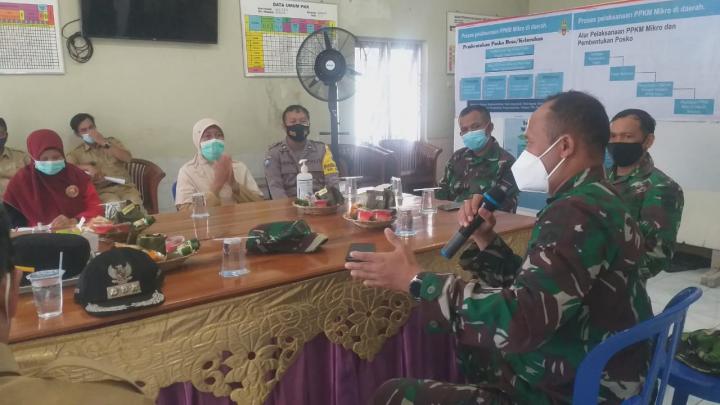 Dandim Magelang : Posko PPKM Mikro Jangan Kendor
